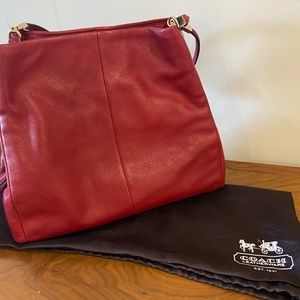 Coach Phoebe Red Leather Purse